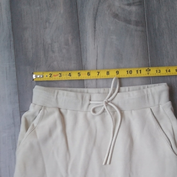 Chic Cream Maxi Skirt with Drawstring Waist - Picture 4 of 7